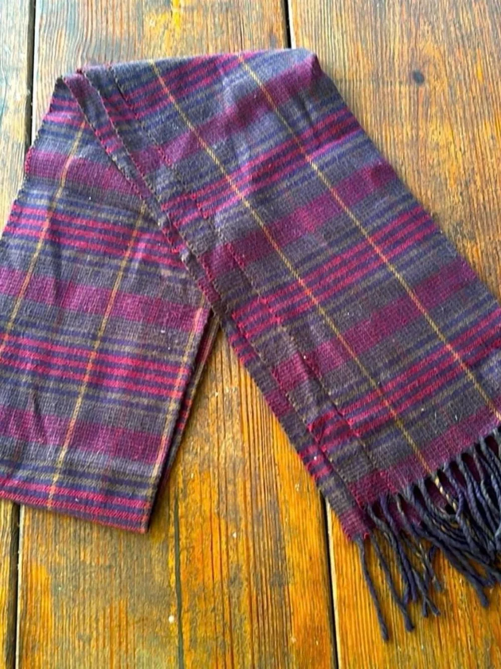 Christian Dior Monsieur Made in England Men's Plaid Scarf